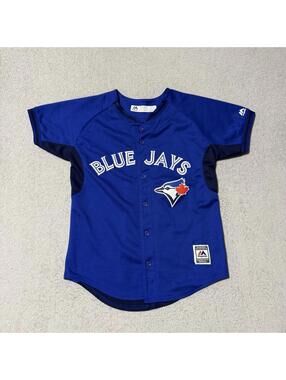 Toronto Blue Jays Majestic Jersey Size L 14/16 Youth